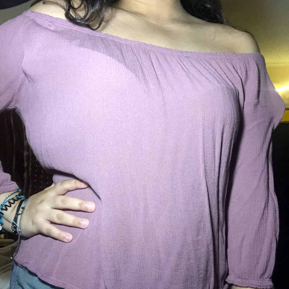 Off the shoulder blouse